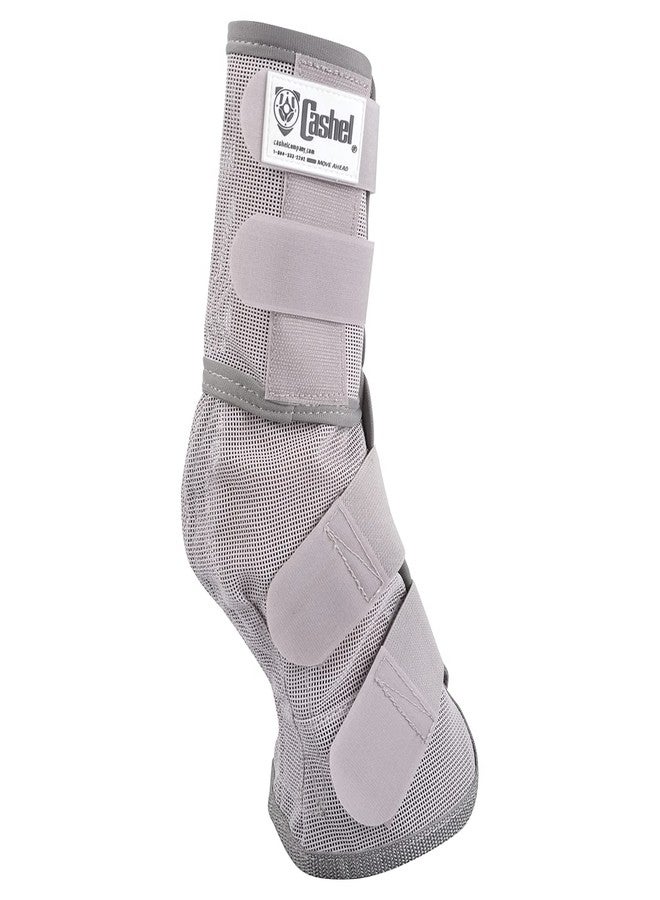 Cashel Crusader Horse Leg Guard Fly Boots 3, Grey, Mini Pony, (CASC-LG3) - Image 3